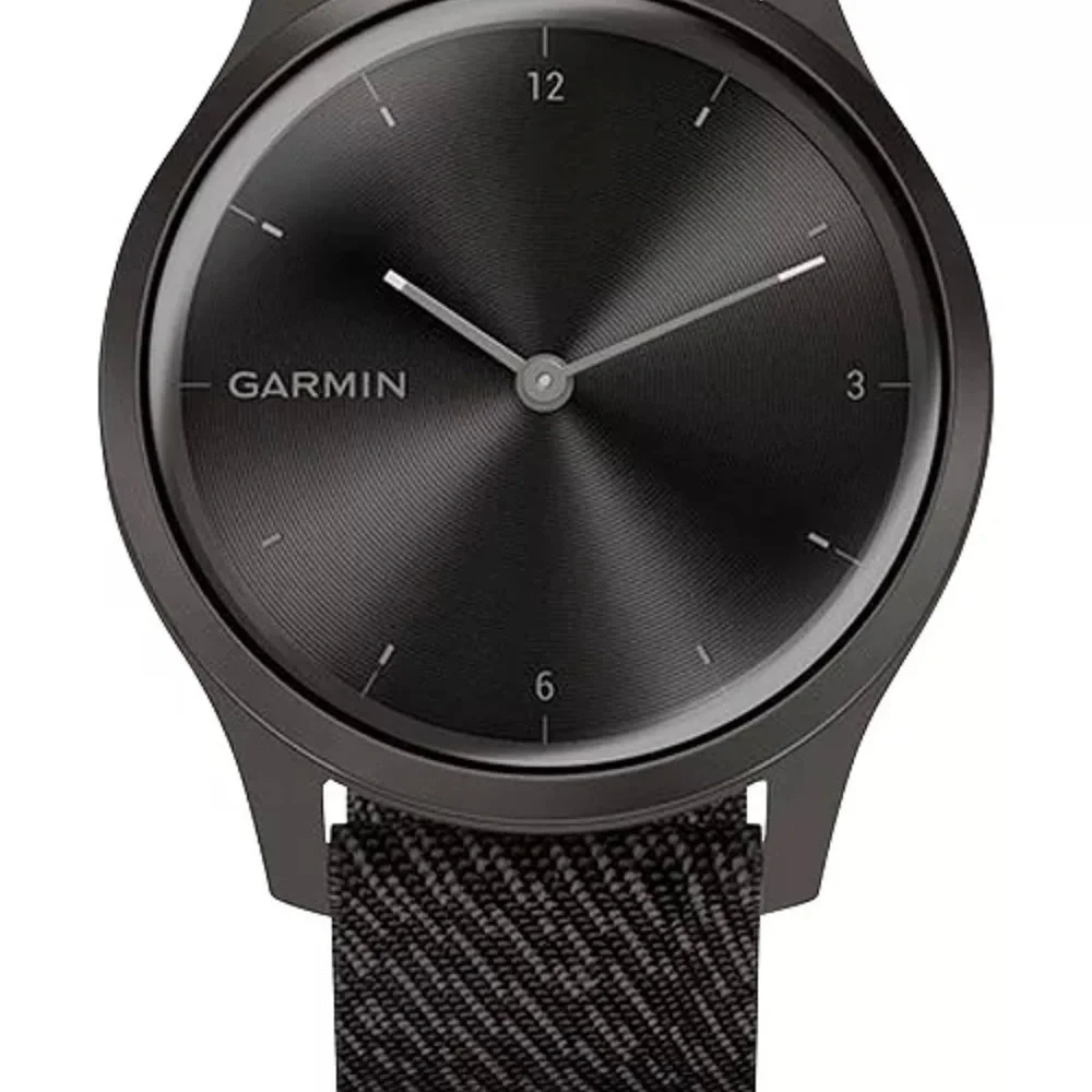 Garmin Unisex Vivomove 3 Style Black Nylon Strap Smart Watch 24.1mm